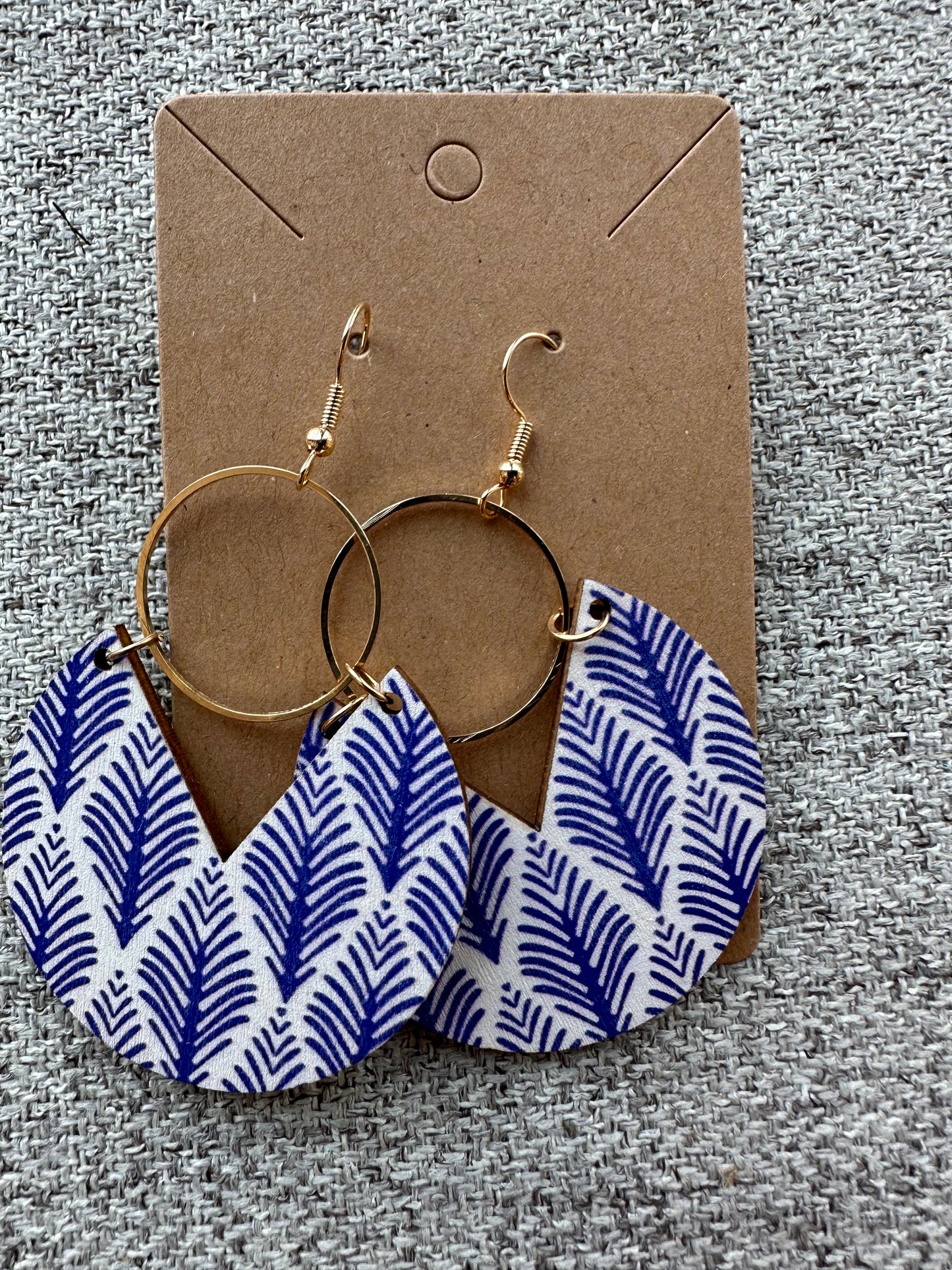 Golden Azzure Earrings