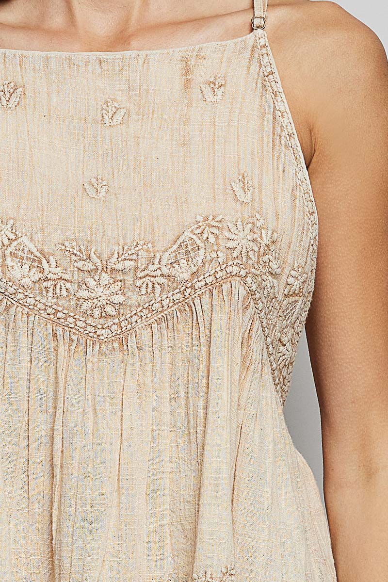 Desert Heirloom Embroidered Cami