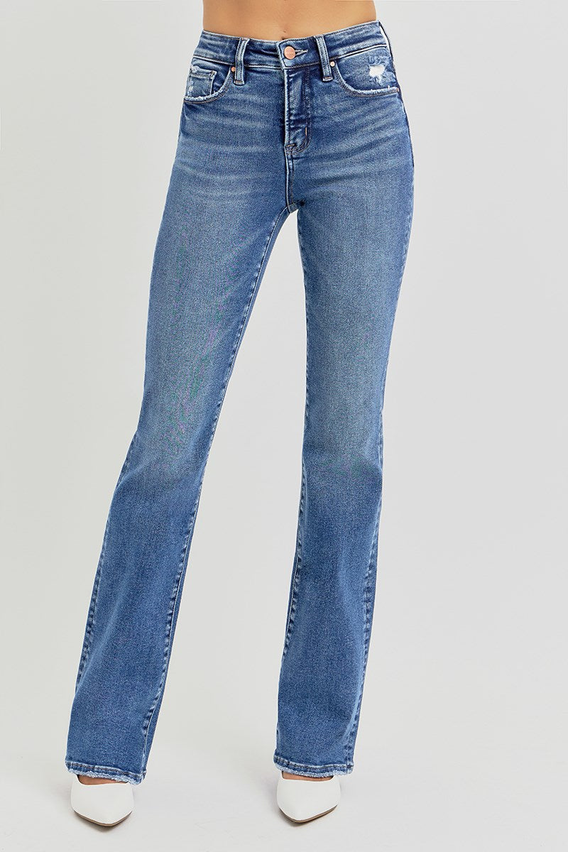 Everline High Rise Straight Jean — Tummy Control Fit