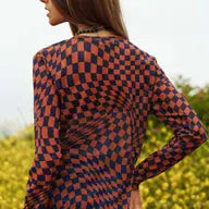 Vintage Check Top