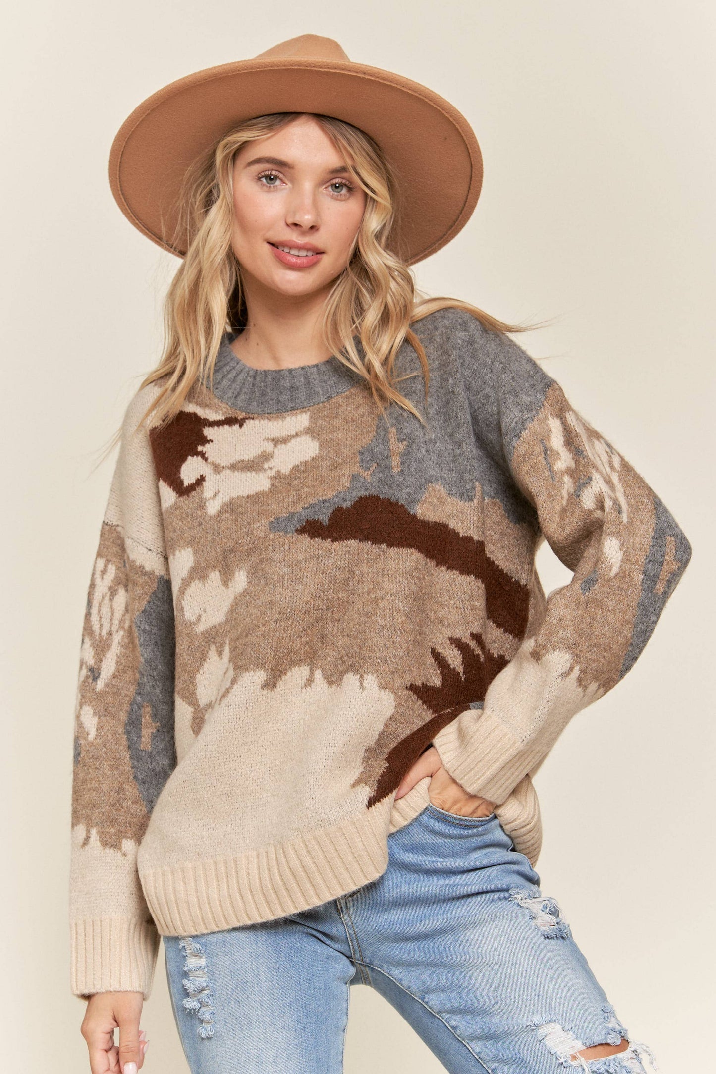 Abstract Ease Sweater