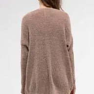 LIGHTWEIGHT OPEN CARDIGAN