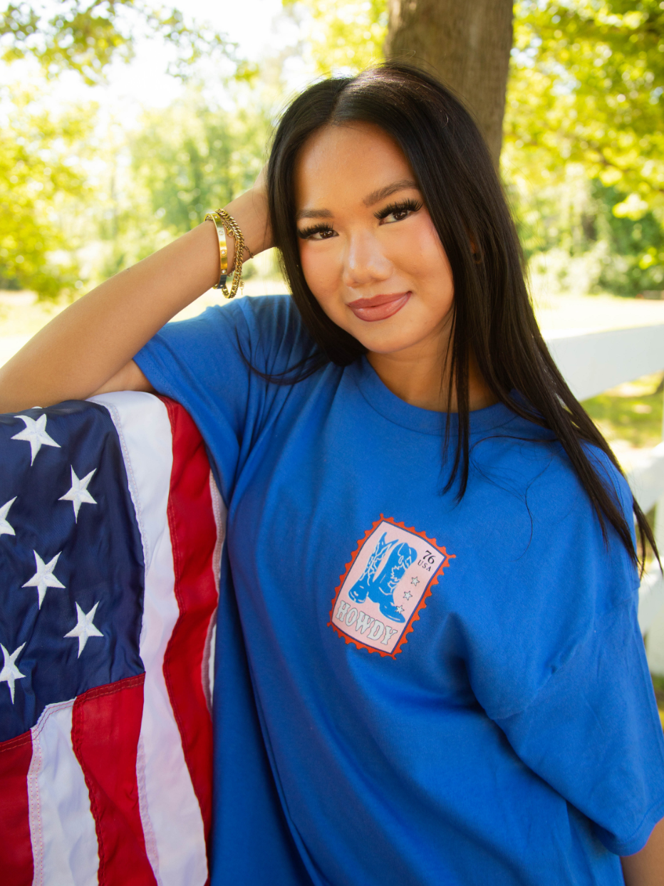Howdy Stamp Tee