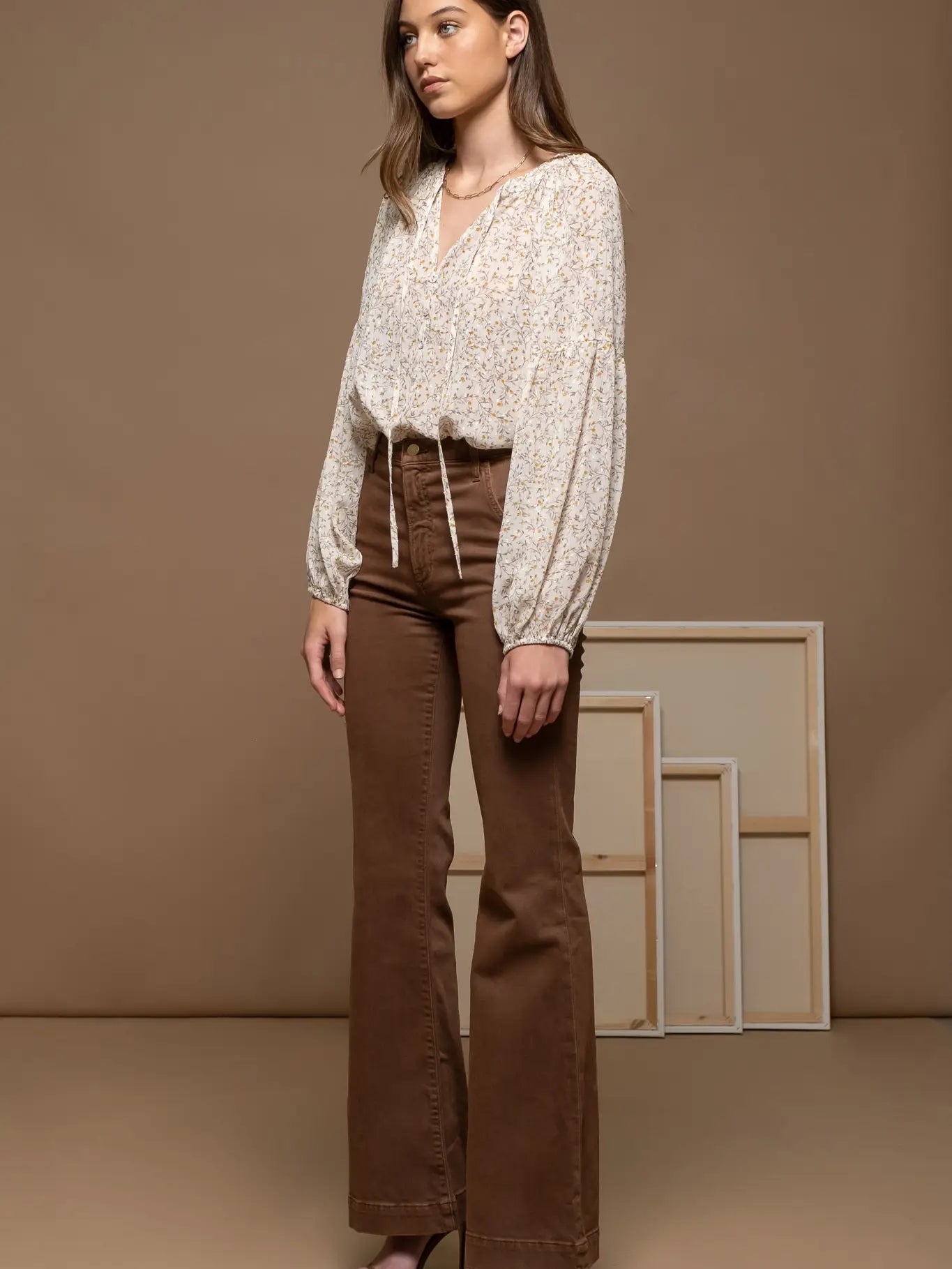 Golden Blossom Blouse