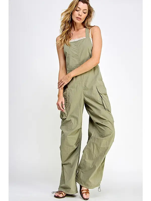Wanderlust Cargo Jumpsuit