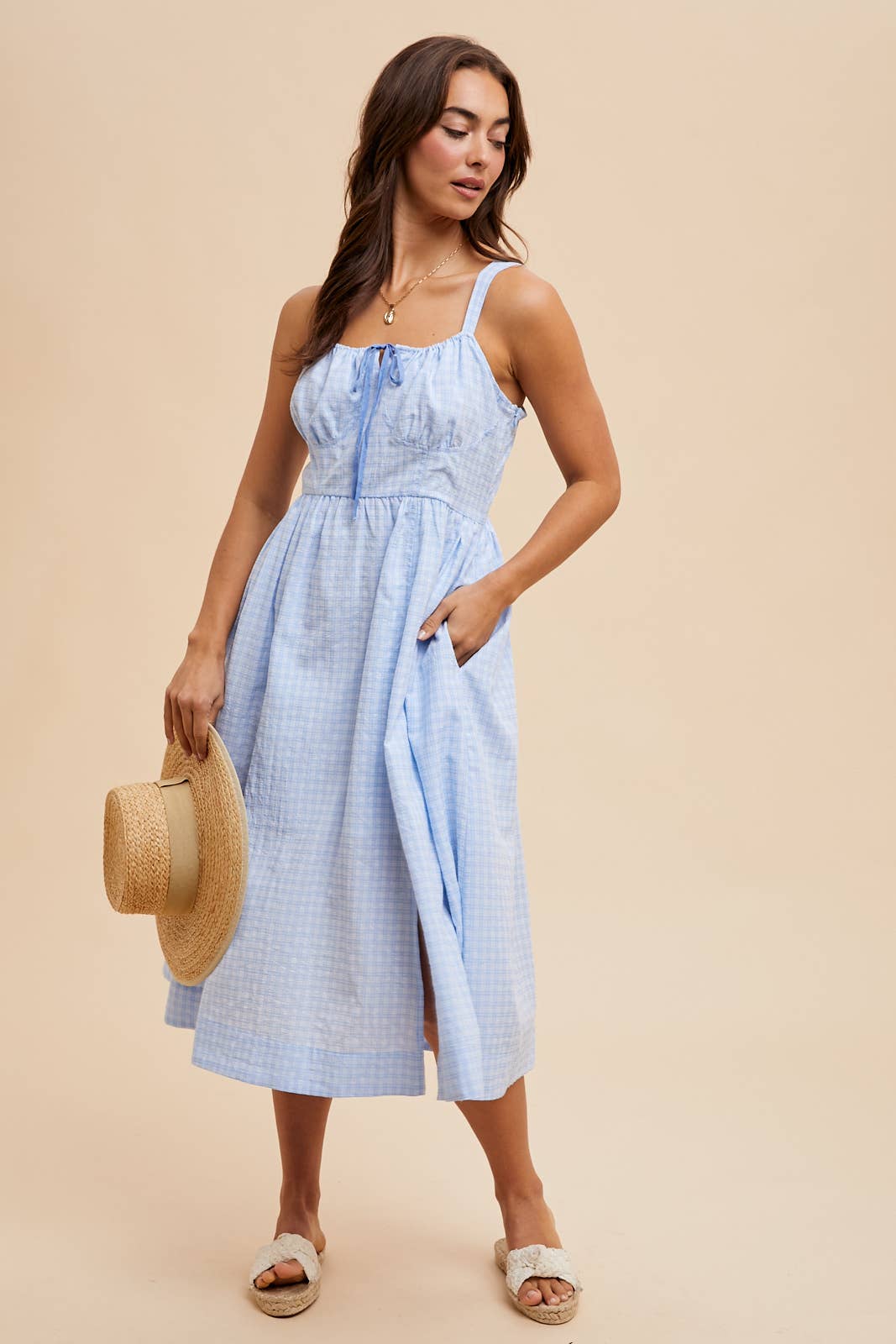 Small Town Gingham Dress