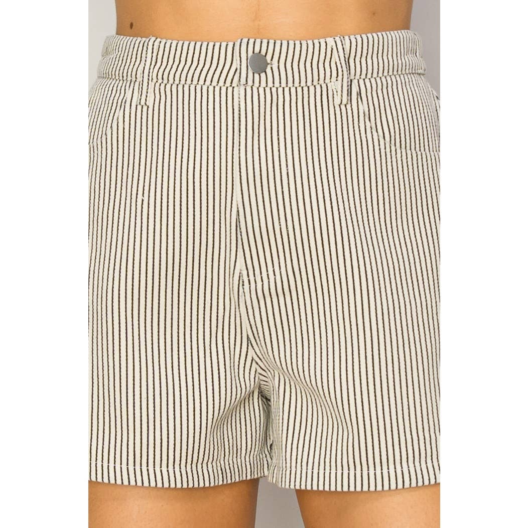 Pinchic Pinstripe Shorts