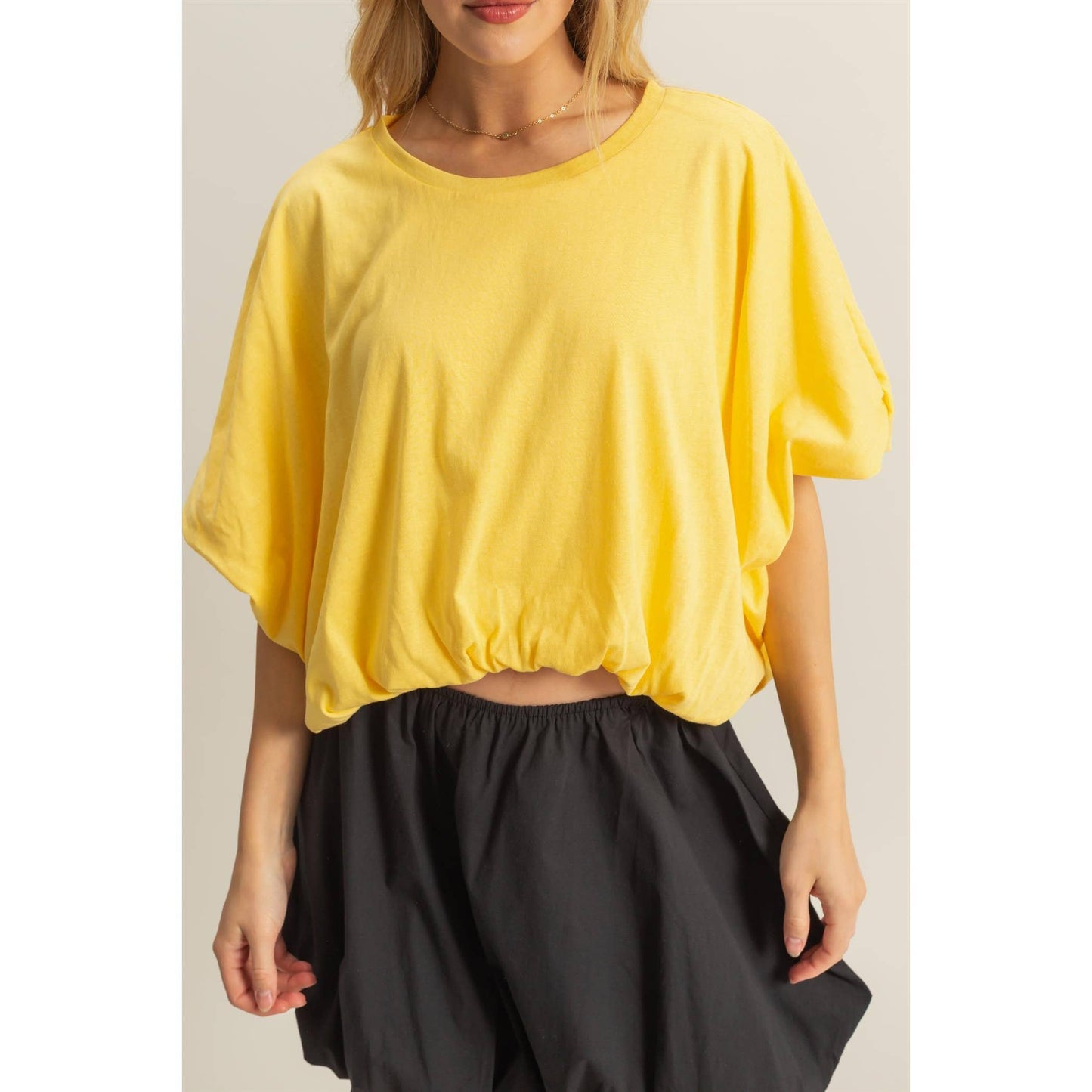 Lemon Drop Bubble Top