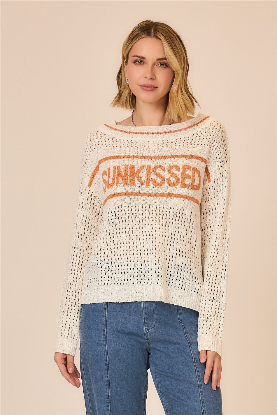 Sunkissed Open Knit Sweater