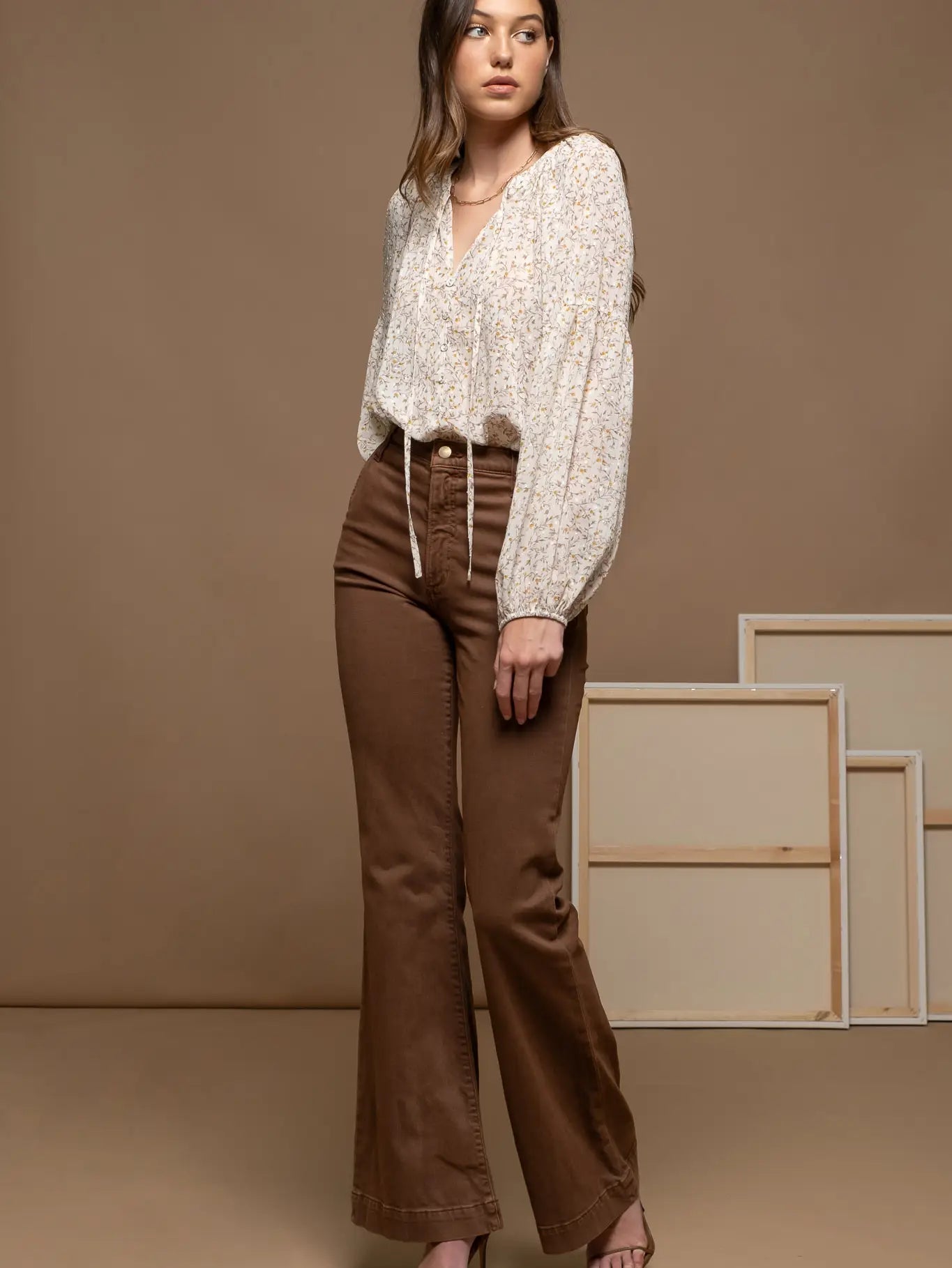 Golden Blossom Blouse