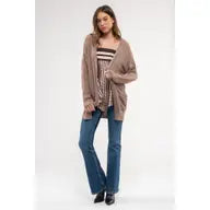 LIGHTWEIGHT OPEN CARDIGAN