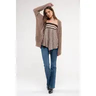 LIGHTWEIGHT OPEN CARDIGAN