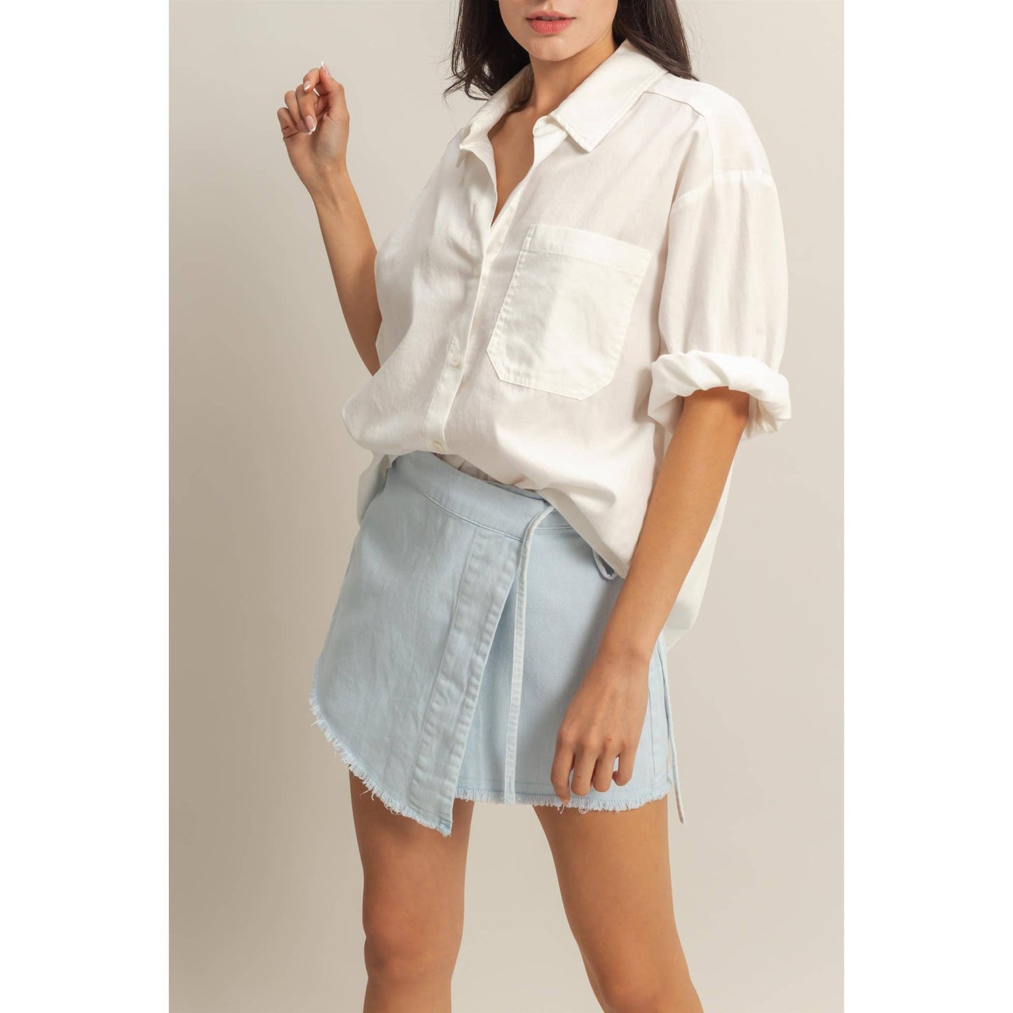 Cloudwash Wrap Skort