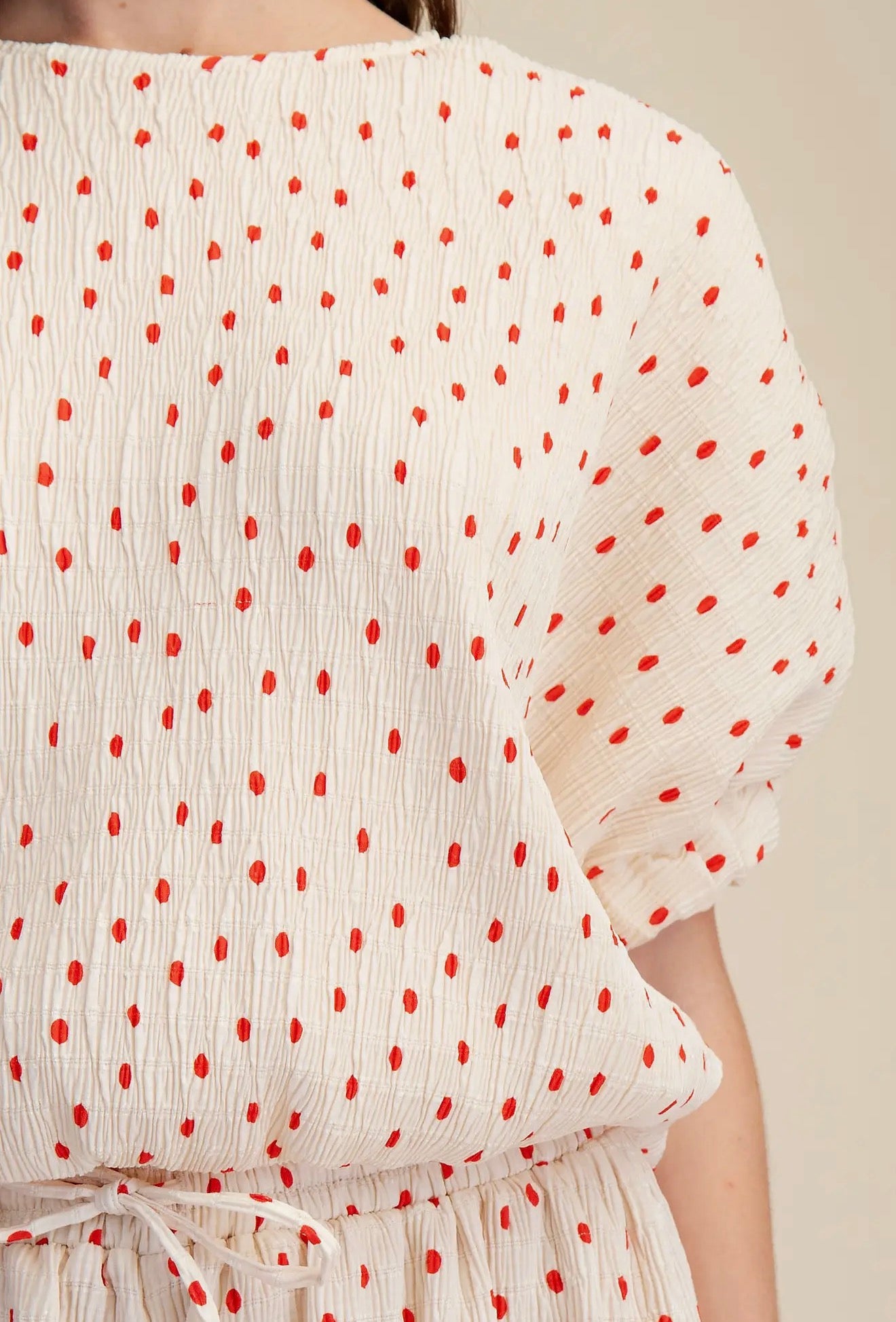 Cherry Picnic Balloon Top
