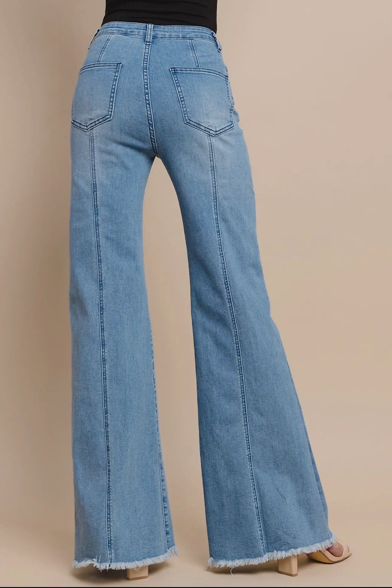 Golden Hour Denim Flares