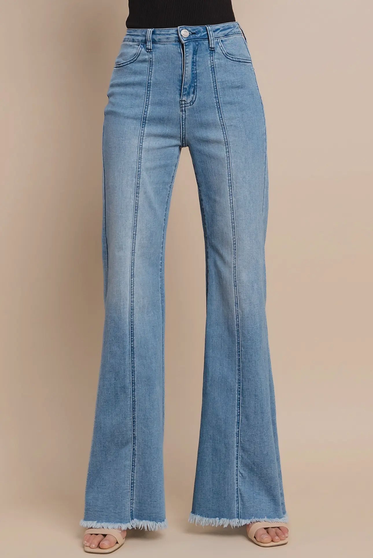 Golden Hour Denim Flares