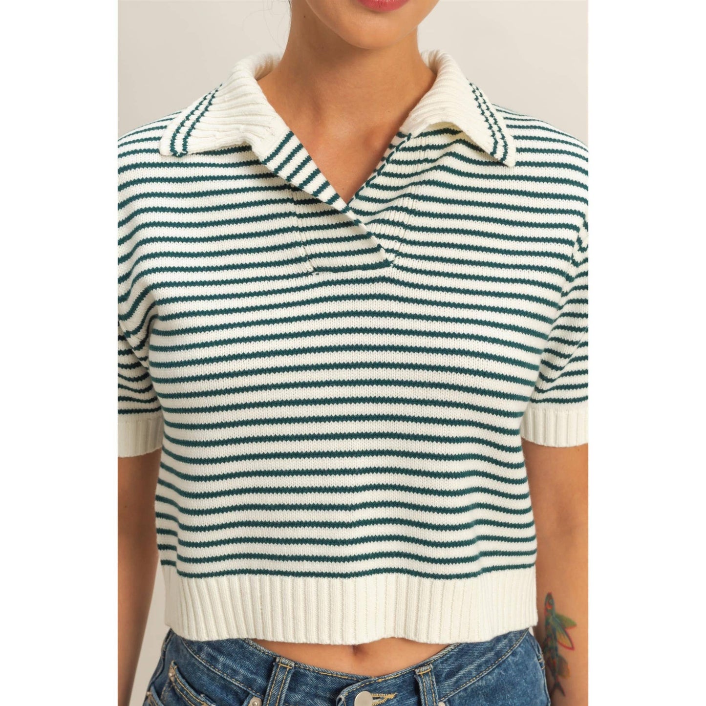 Boardwalk Collar Knit