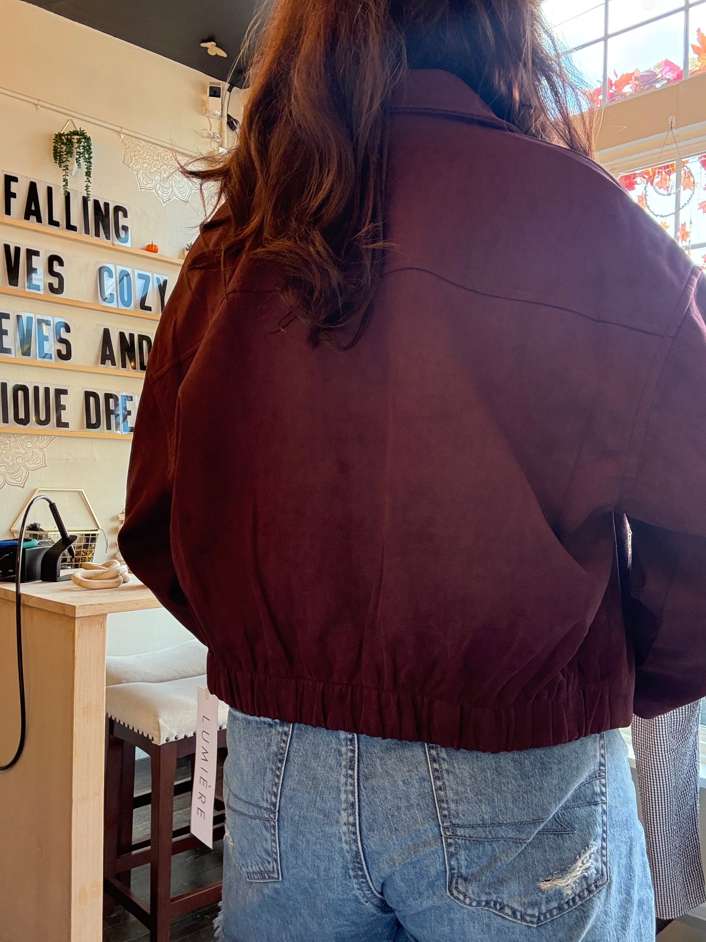 Wine Trail Suede Jacket