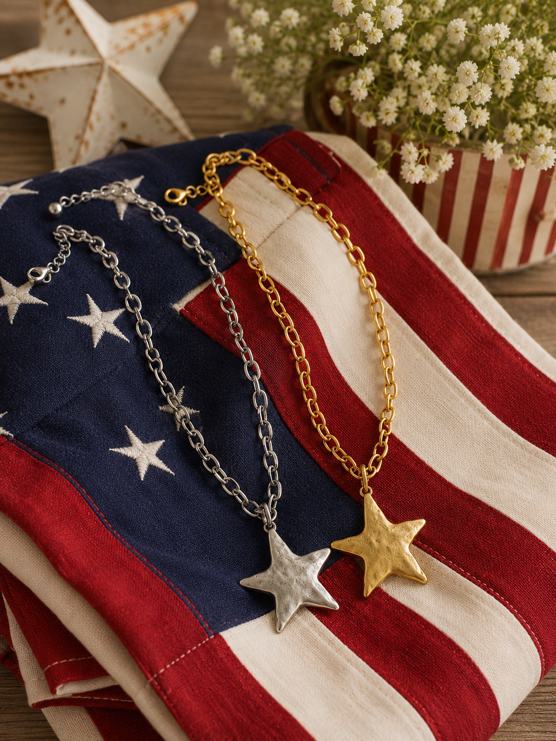 Liberty Star Chain Necklace