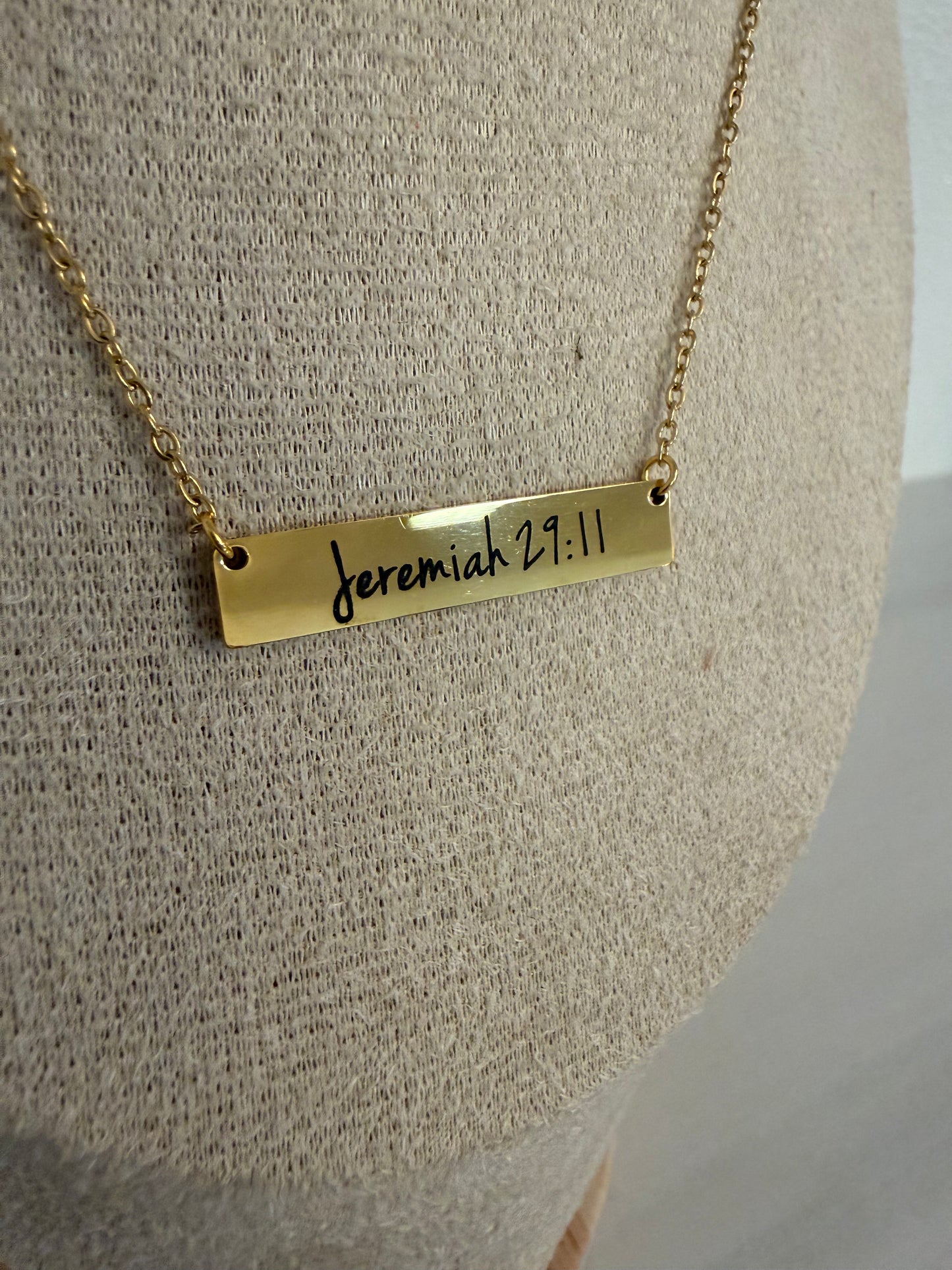 Faithfully Yours Bar Necklace Collection