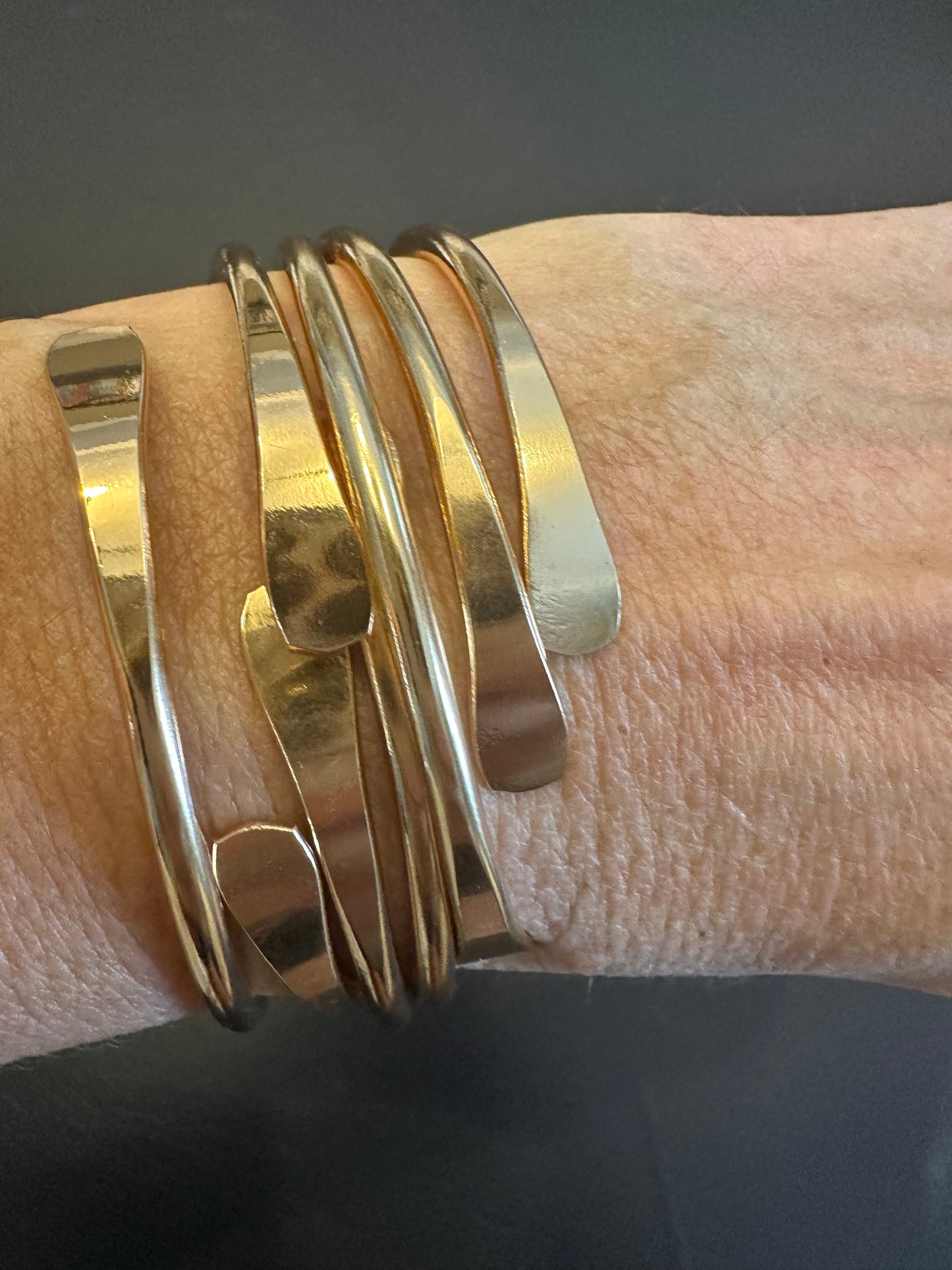 Golden Dune Cuff Set