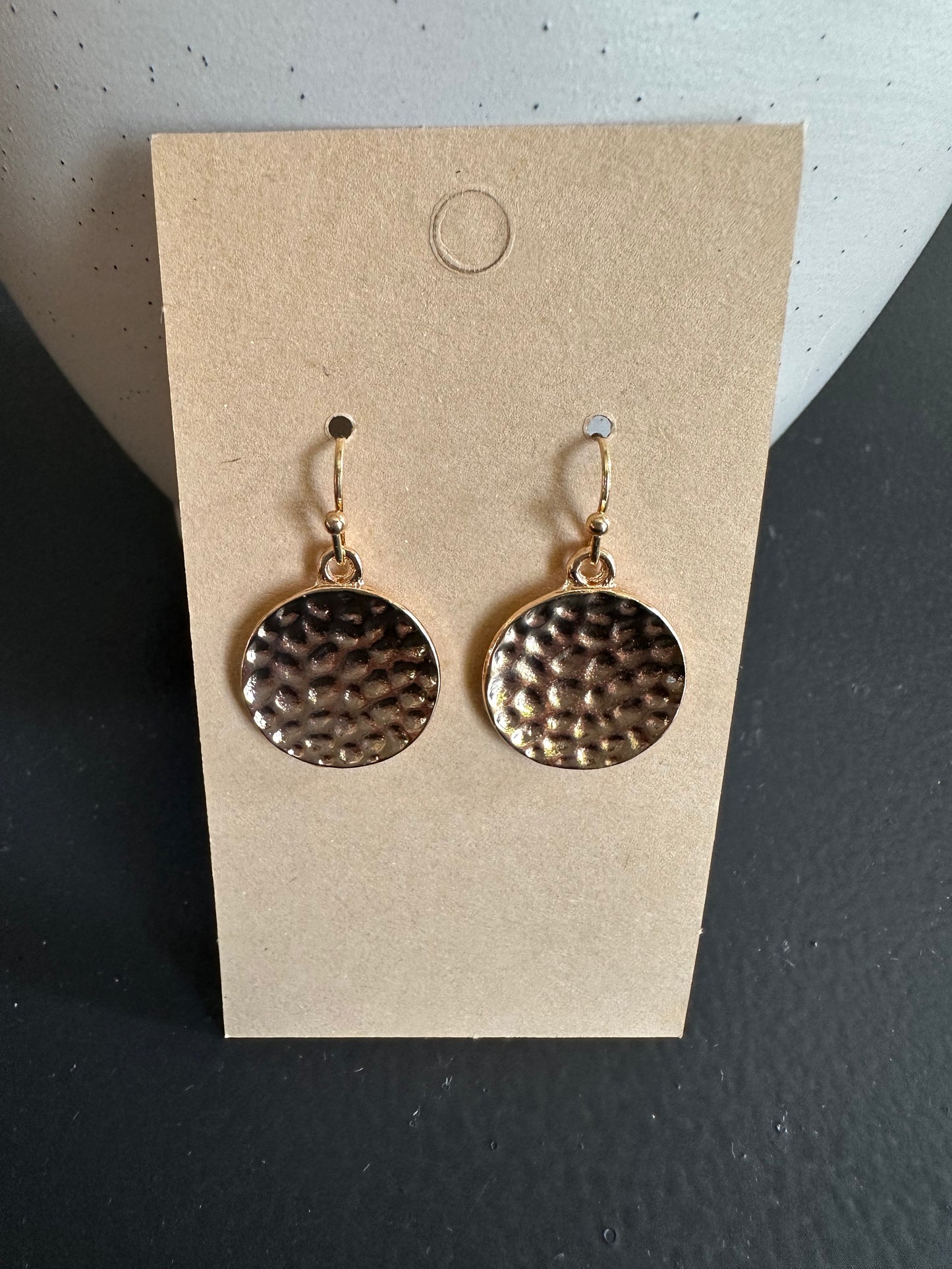Hammered Elegance Earrings