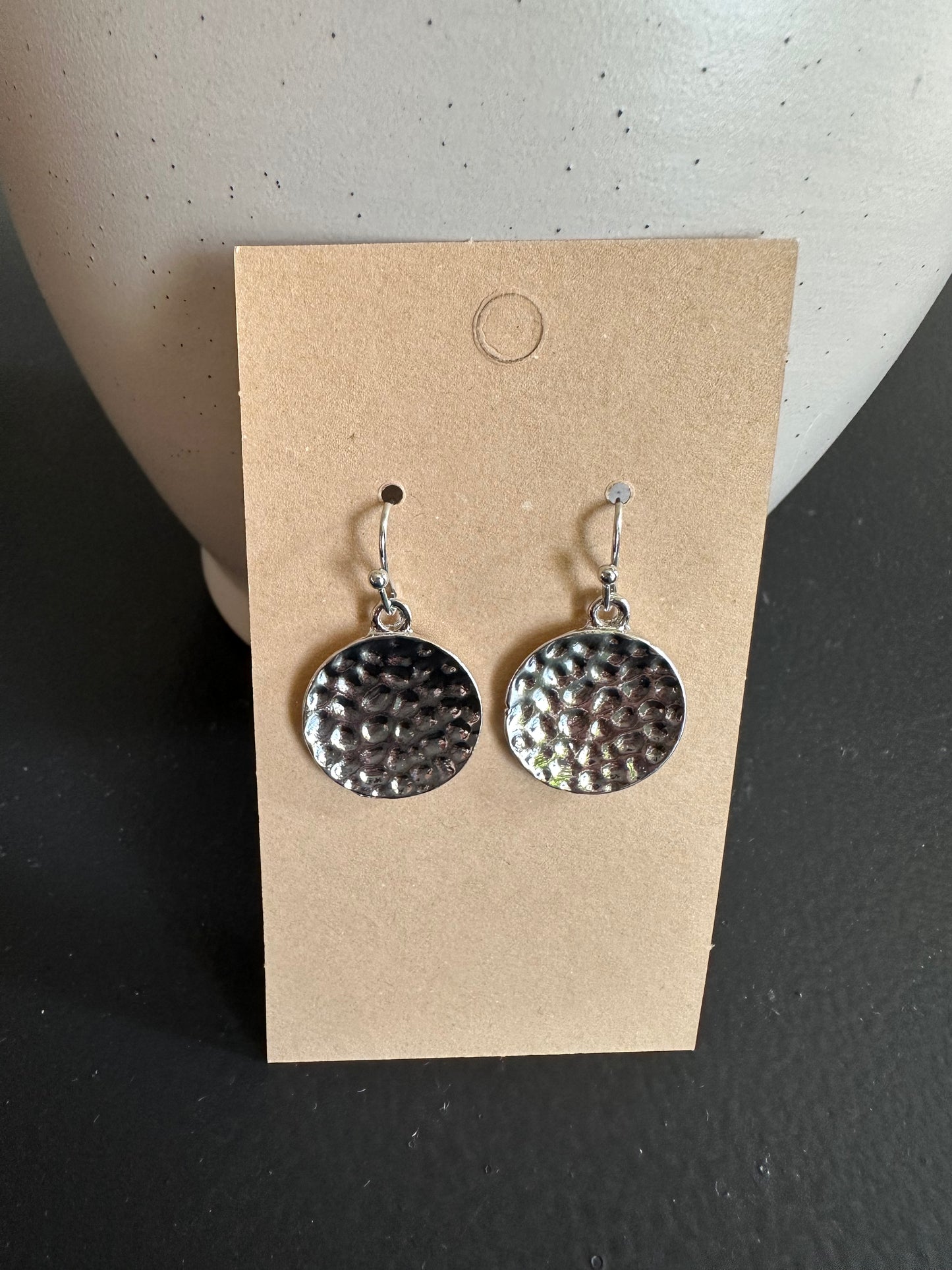 Hammered Elegance Earrings