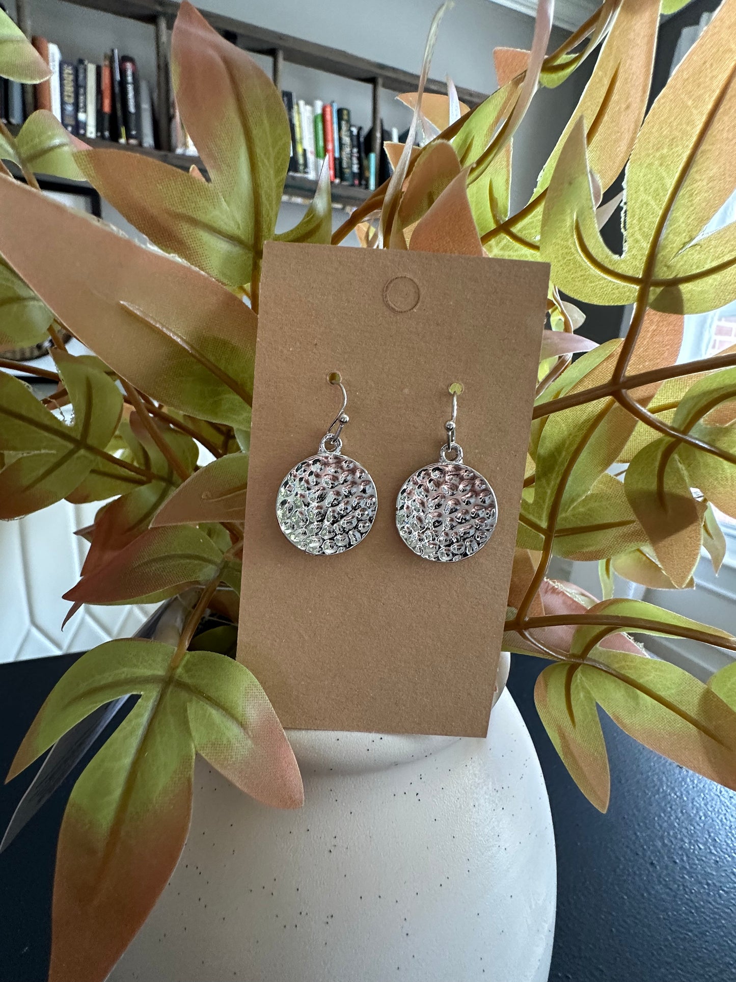 Hammered Elegance Earrings