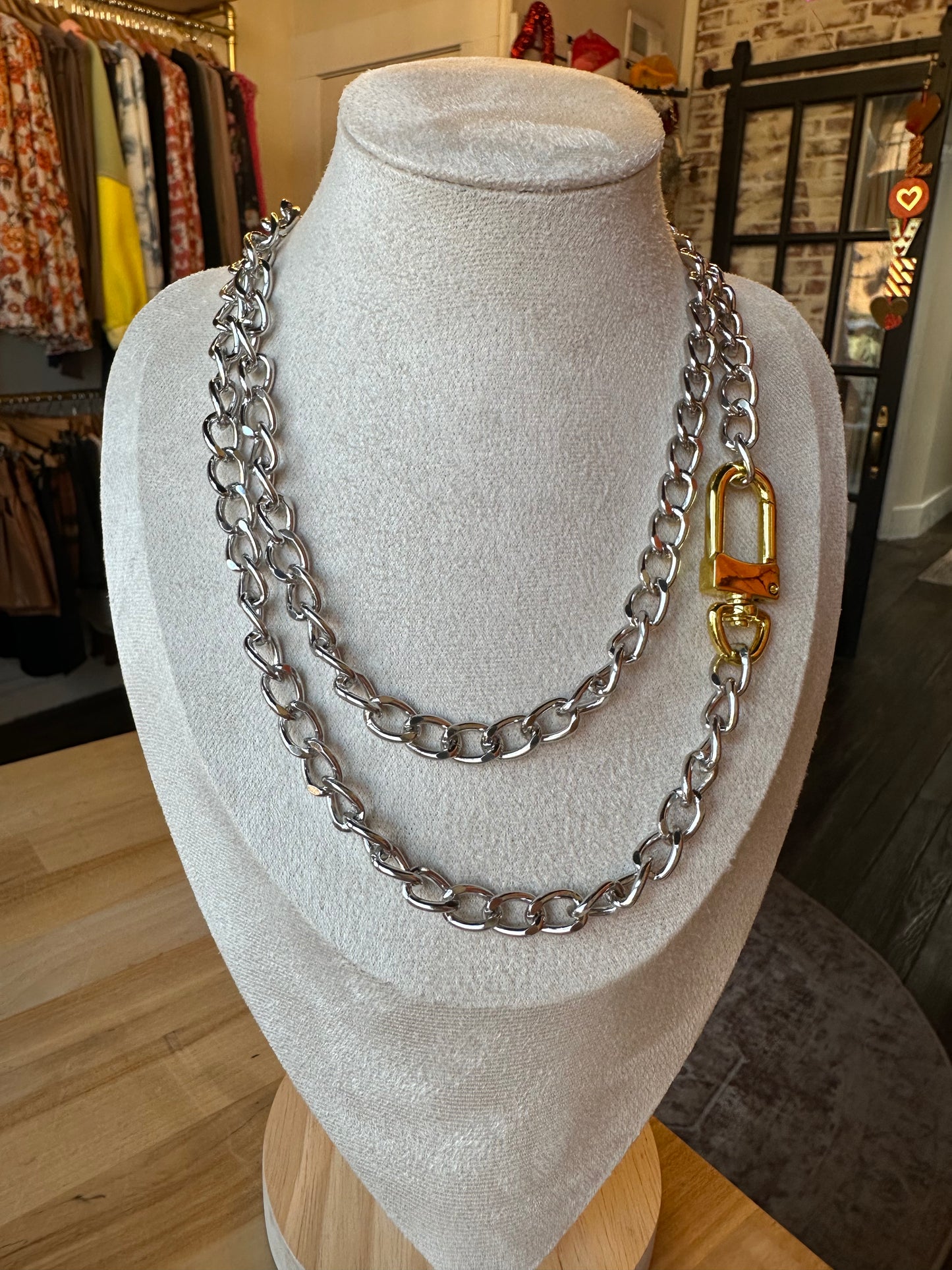 Industrial Luxe Chain Necklace