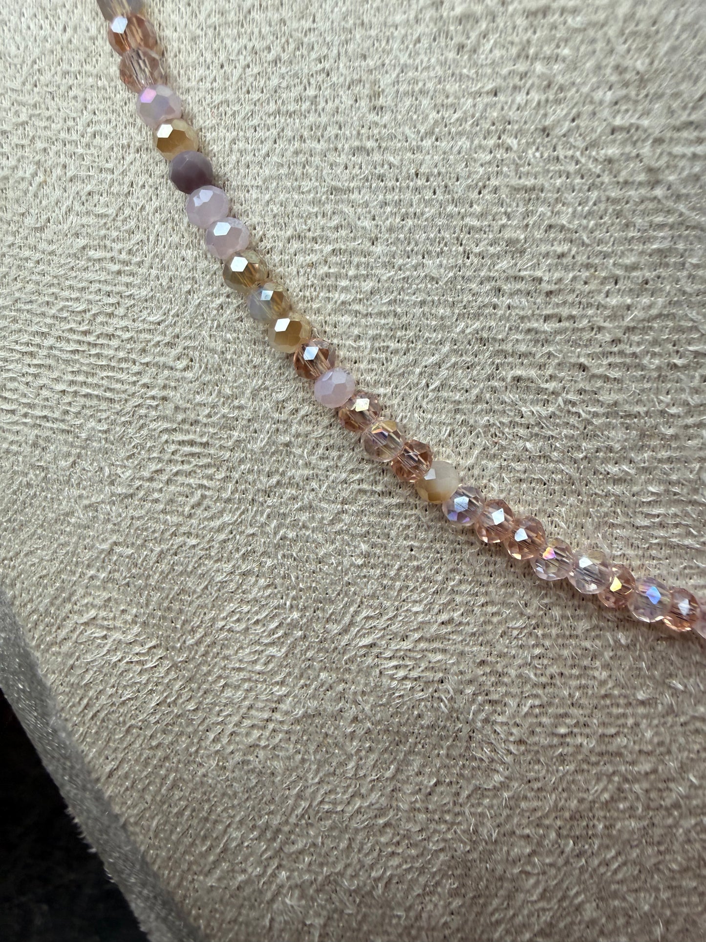 Soft Glow Beaded Necklace