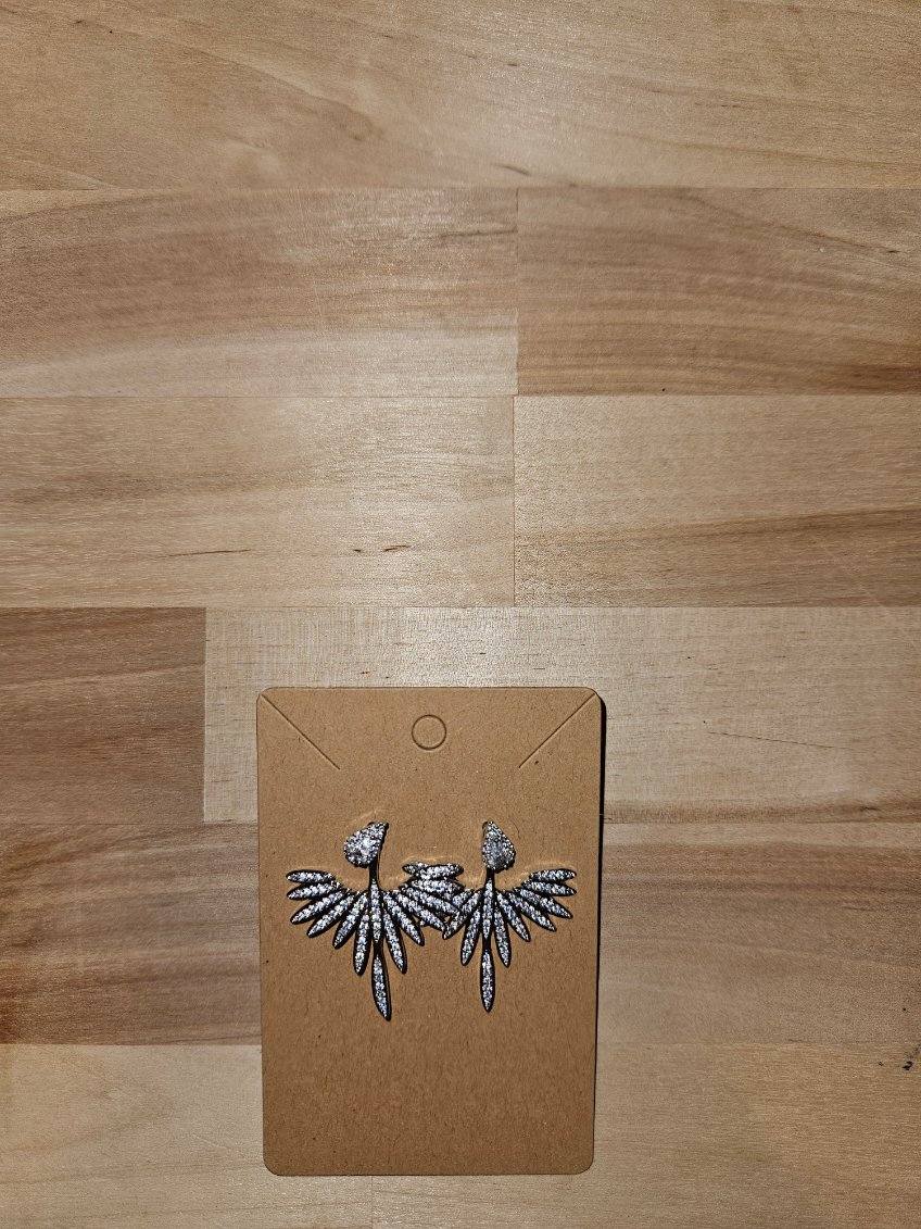 Diamond Winged Earring