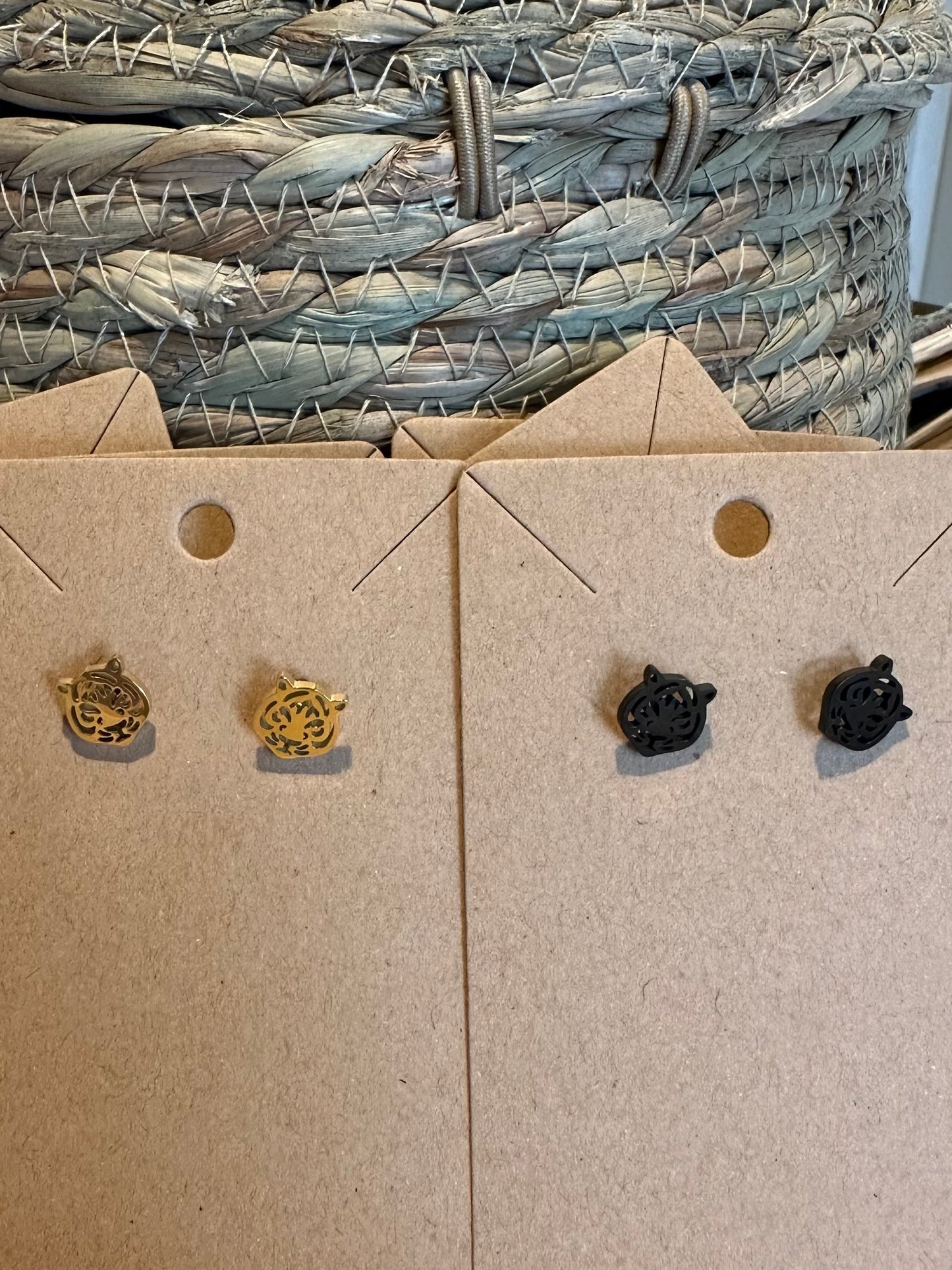 Tiger Earrings