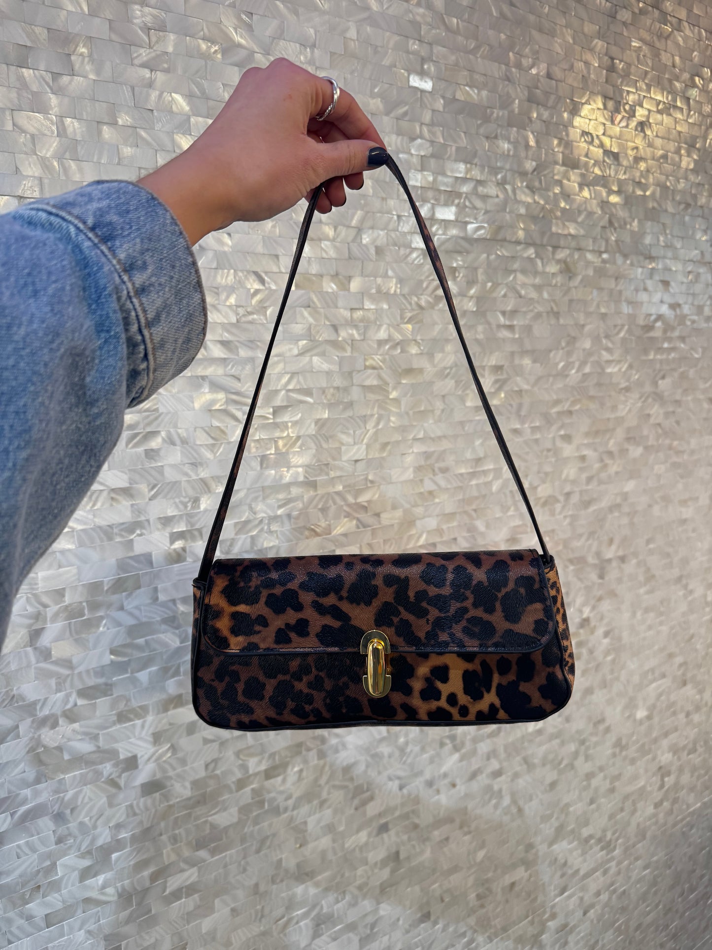 Midnight Leopard Bag