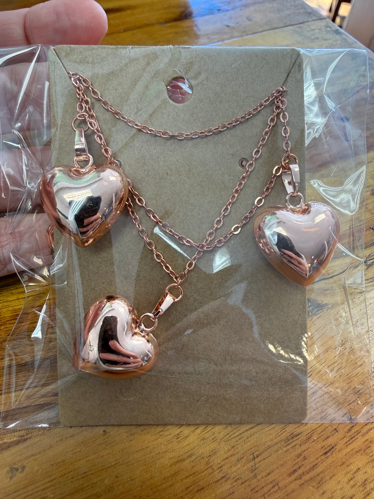 Boot Laces - Rose Gold Hearts