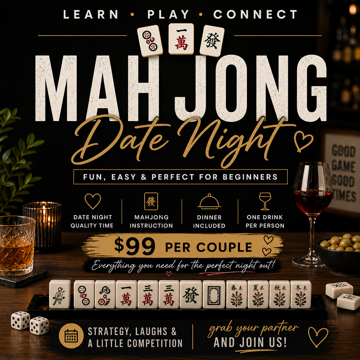 🀄✨ Mahjong Date Night - July 23