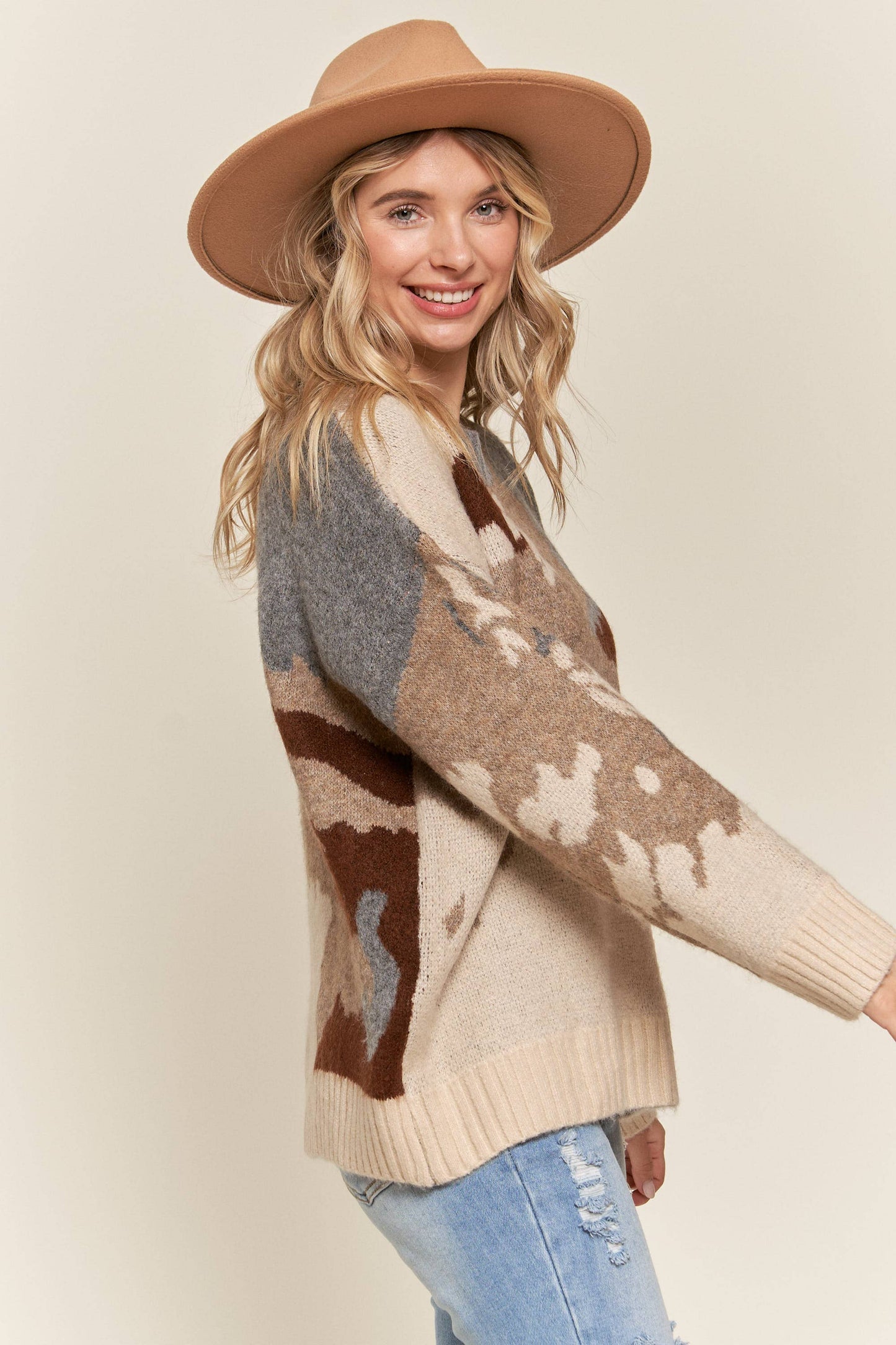 Abstract Ease Sweater