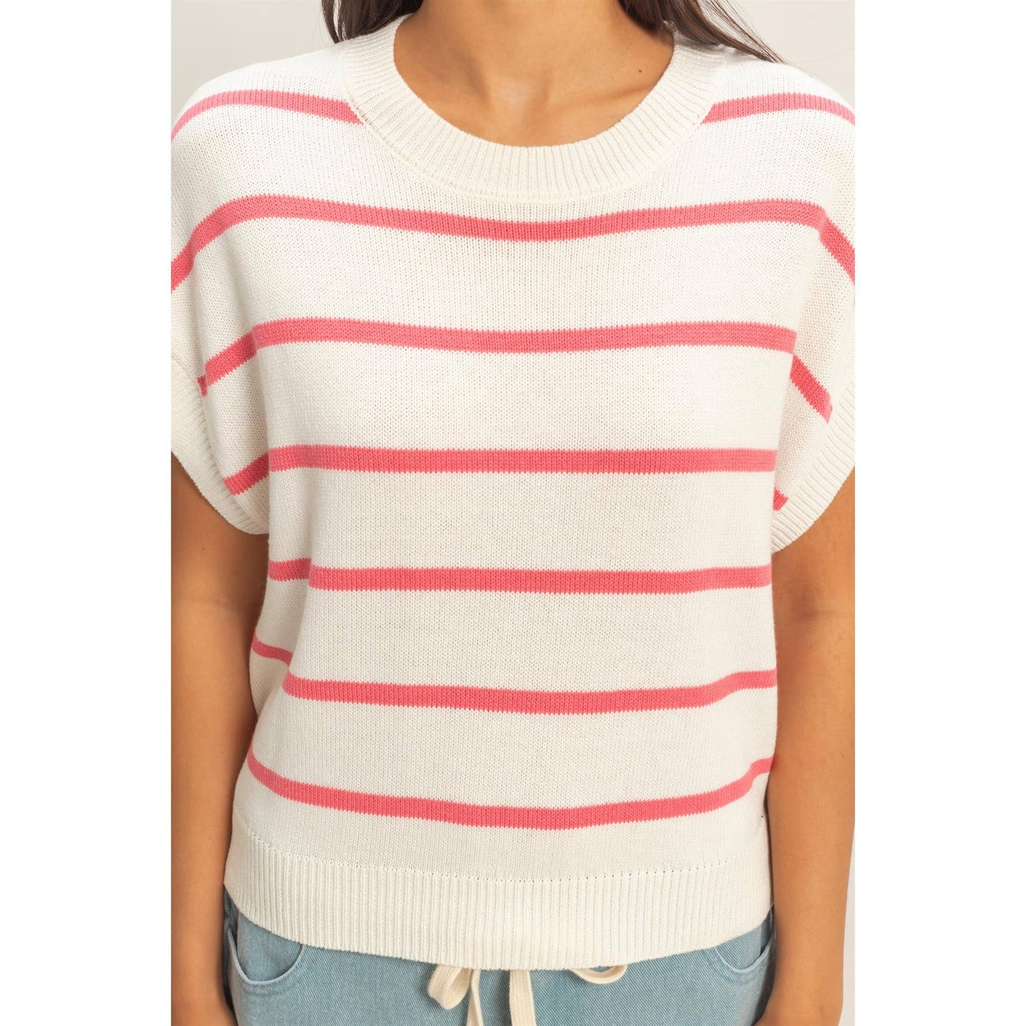 Taffy Stripe Knit Top