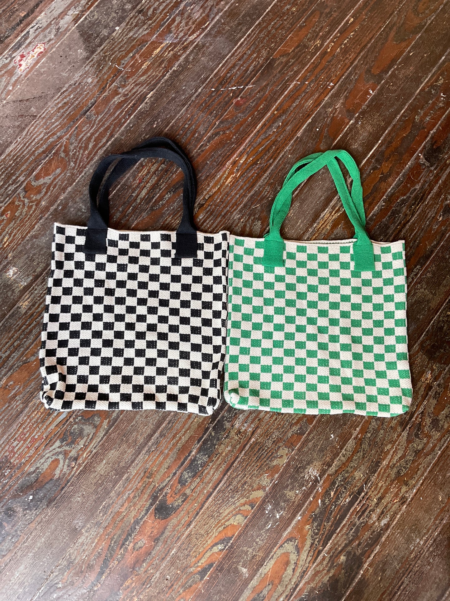 Checkered Errand Bag