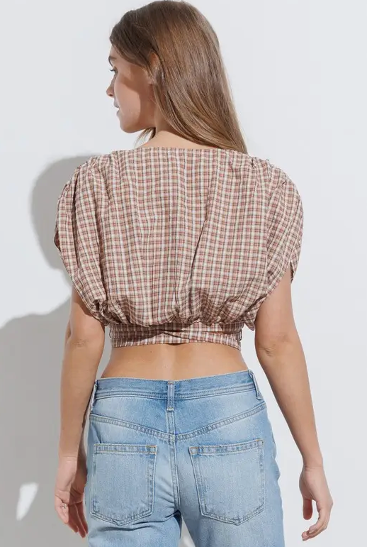 Just Picnicking Wrap Top