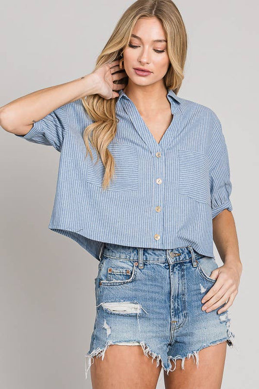 The Driftwood Stripe Top