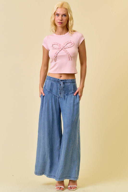 Wandering Blue Wide Leg Pant