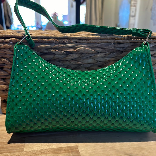Emerald Serpent Shoulder Bag