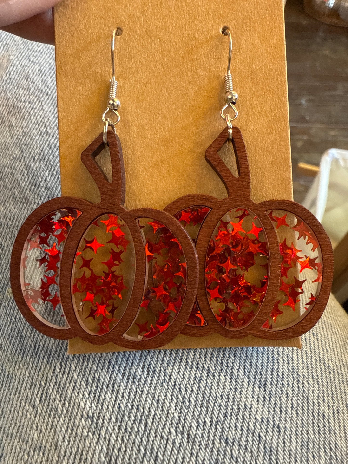 Golden Patch Earrings