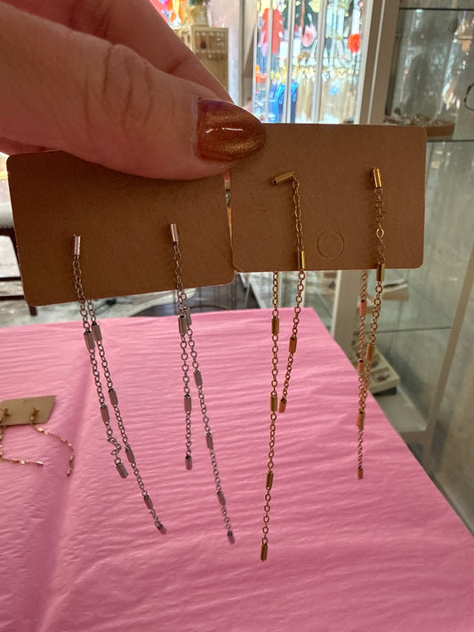 Chain Drop Earring