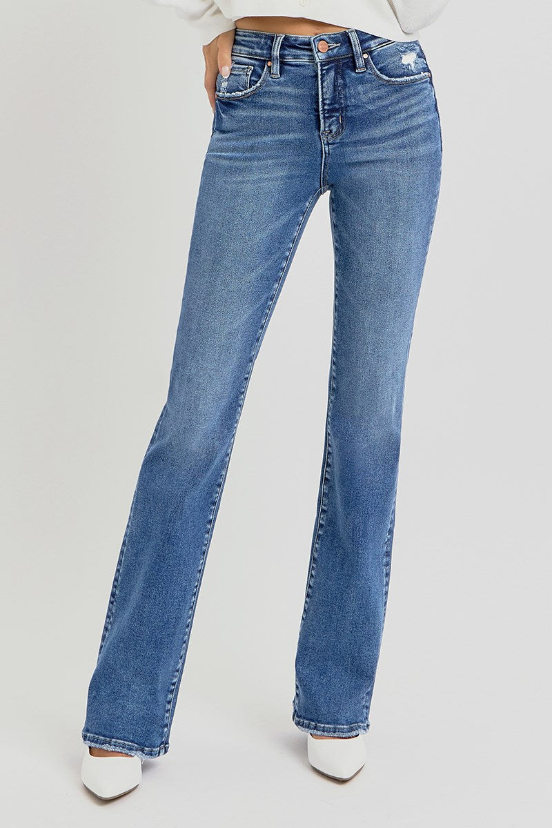 Everline High Rise Straight Jean — Tummy Control Fit