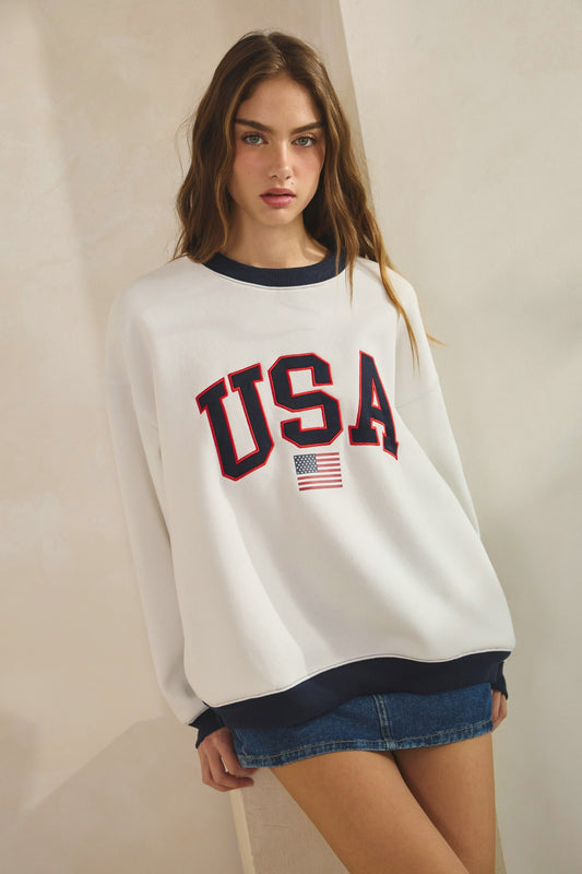 America 250 Varsity Pullover