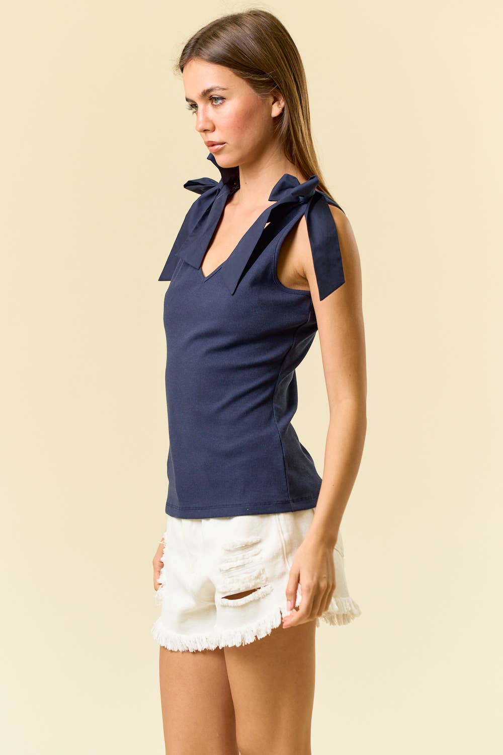 Navy Bow & Go Tank