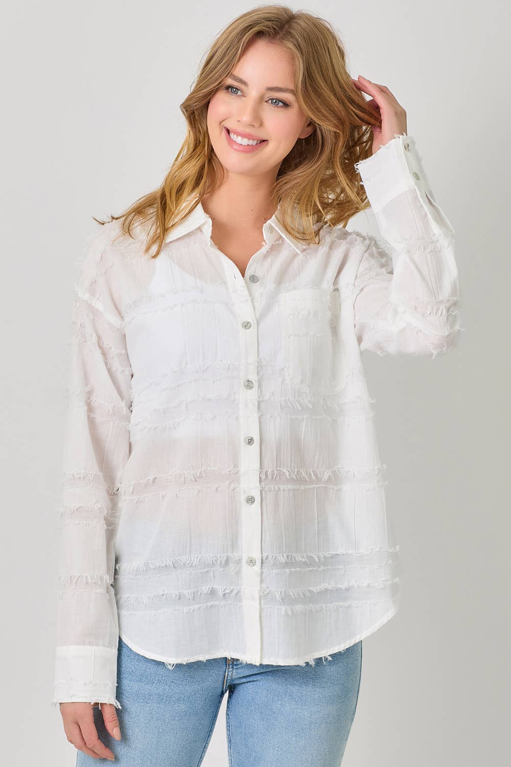 Beach House Fringe Shirt