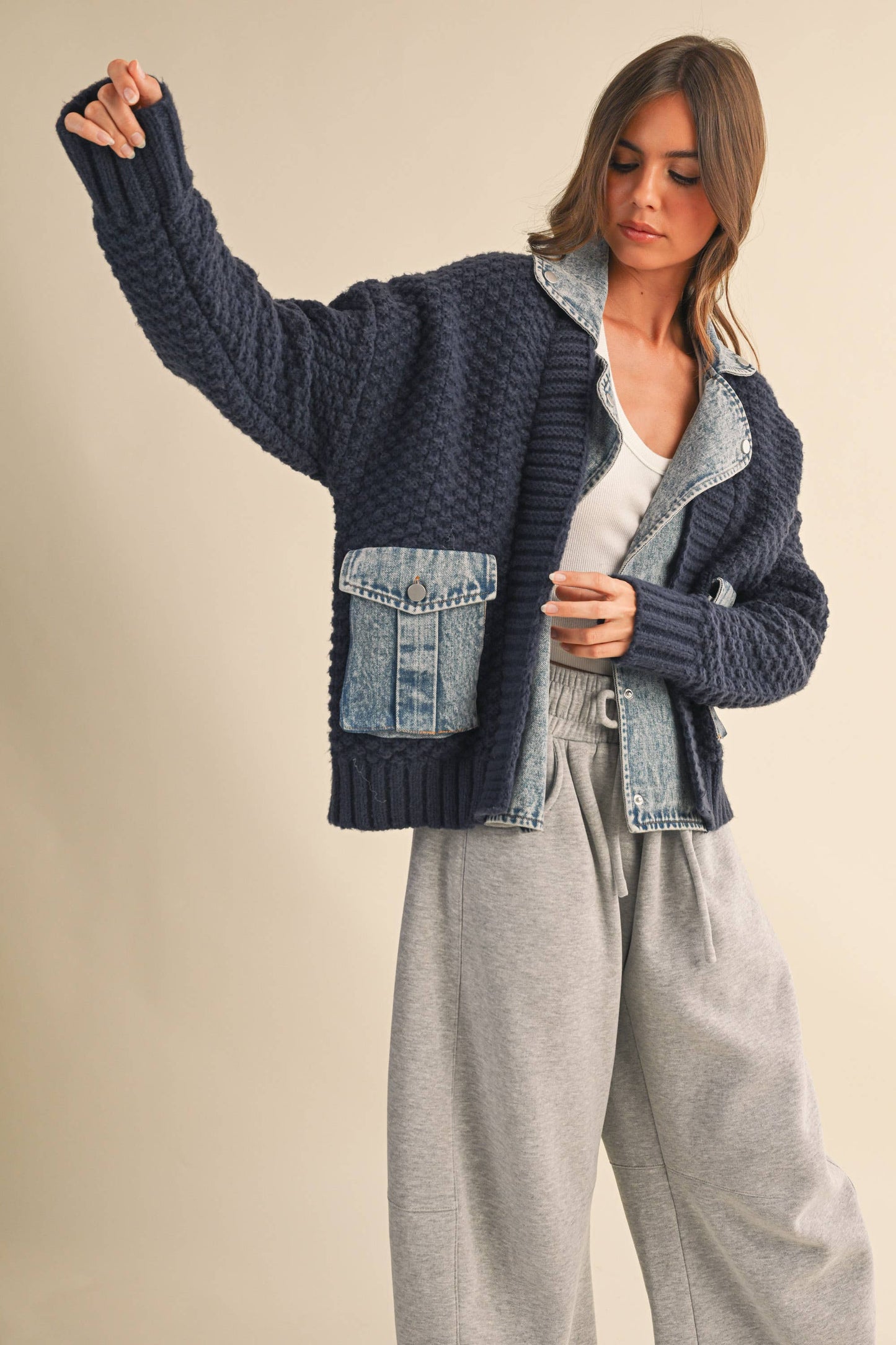Denim Divide Jacket