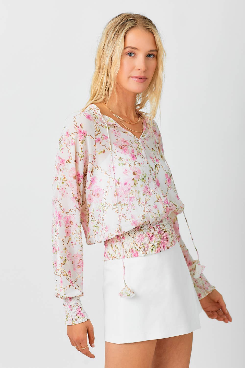 Boheme Ivory Blossom Blouse